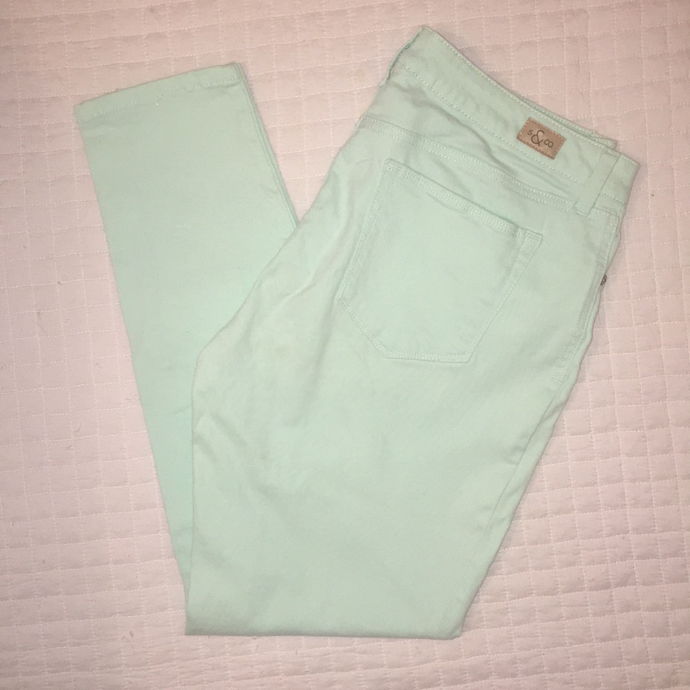 Mint Green/ Seafoam Jeans